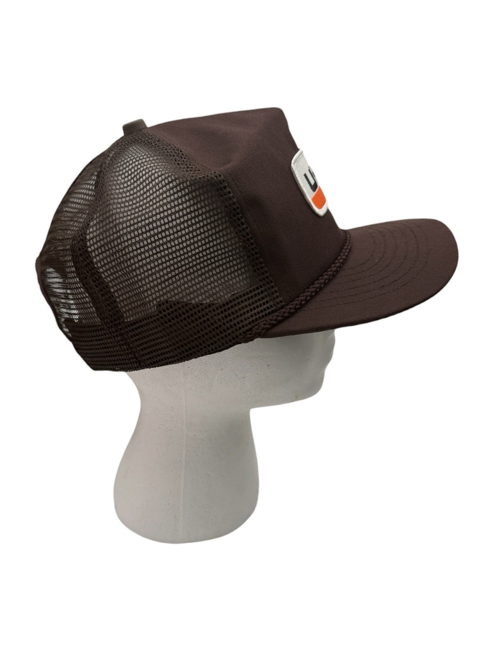 Vintage U-Haul Brown Patch Trucker Hat- 1980s- Fashion Seal Martins- OSFA - Picture 5 of 7